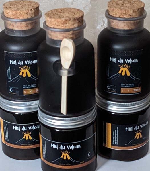 Pots de Miel du Volcan à bouchon de liège